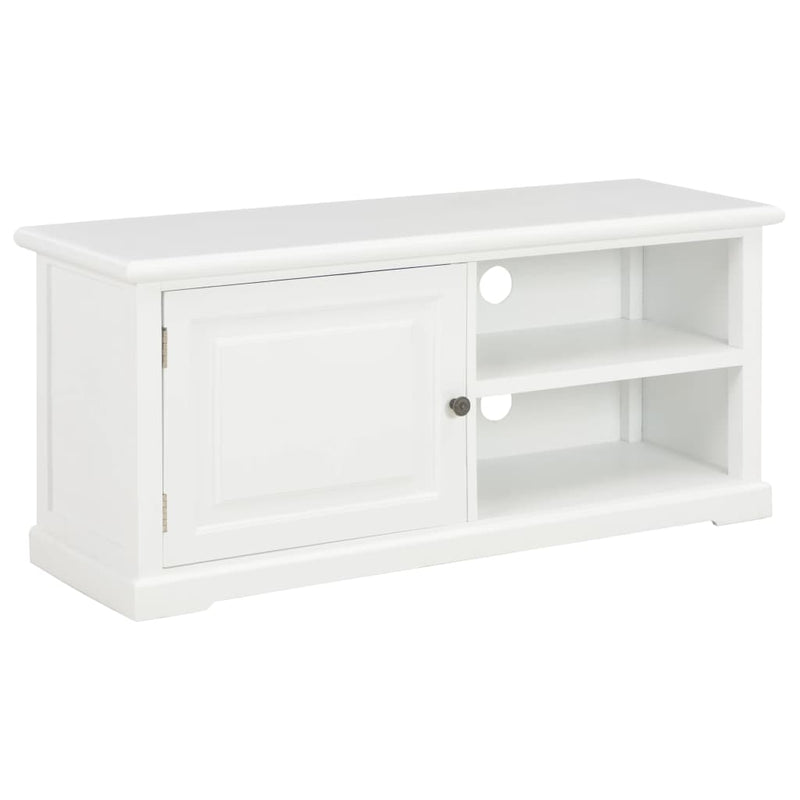 Tv-meubel 90x30x40 cm hout wit