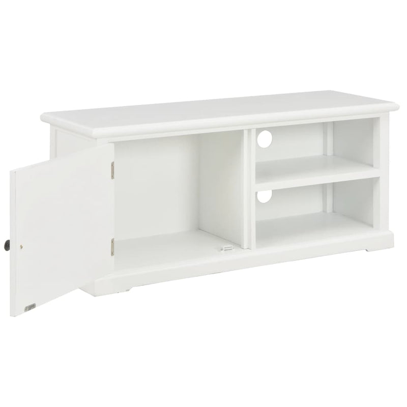Tv-meubel 90x30x40 cm hout wit