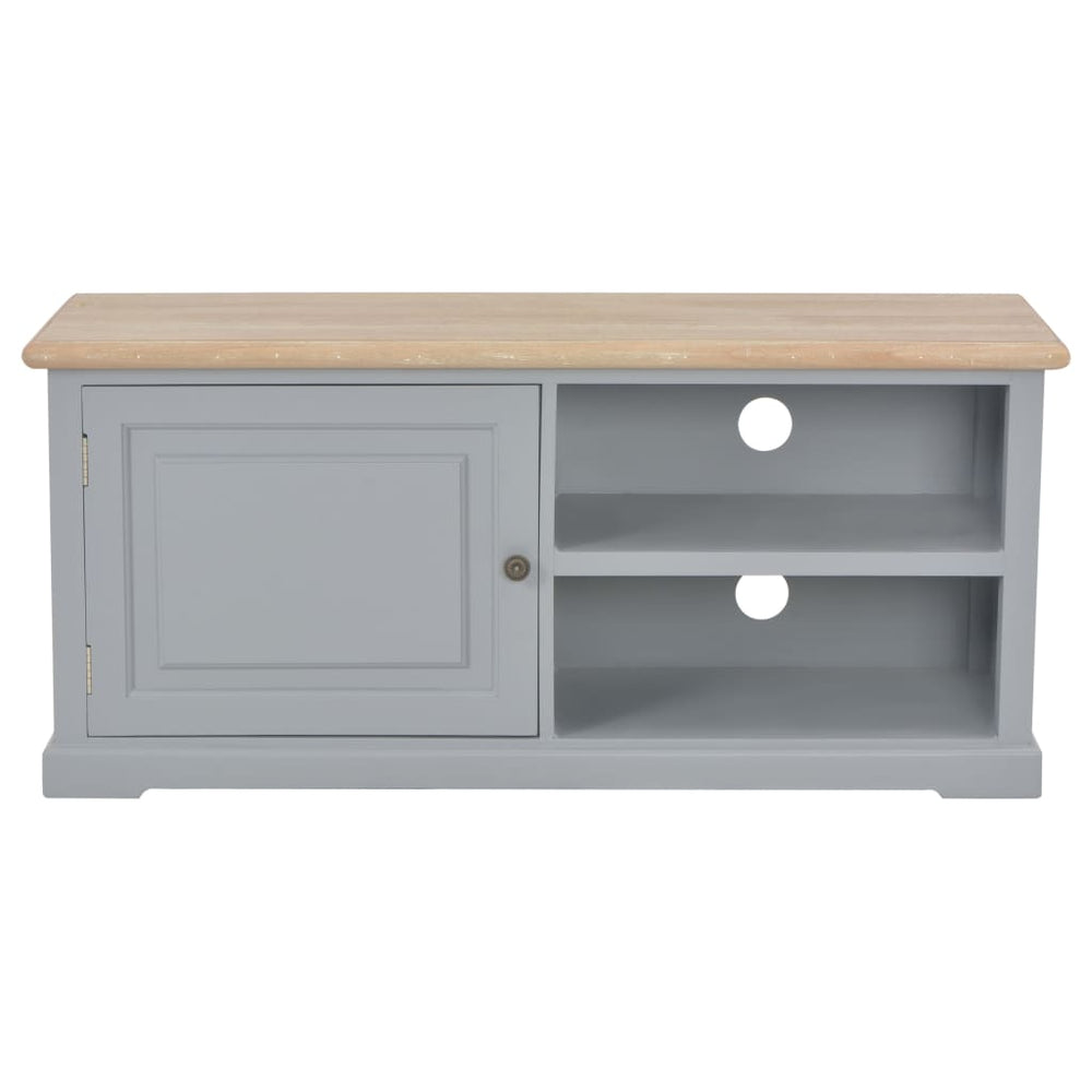 Tv-meubel 90x30x40 cm hout grijs MeubelReus