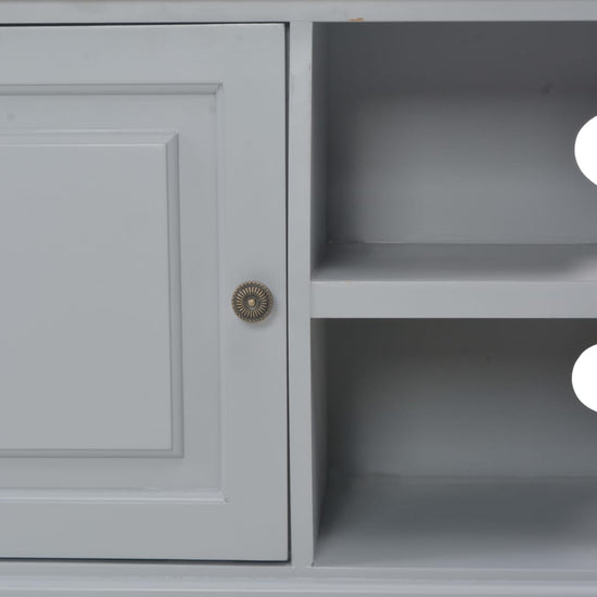 Tv-meubel 90x30x40 cm hout grijs MeubelReus