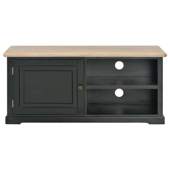 Tv-meubel 90x30x40 cm hout zwart MeubelReus
