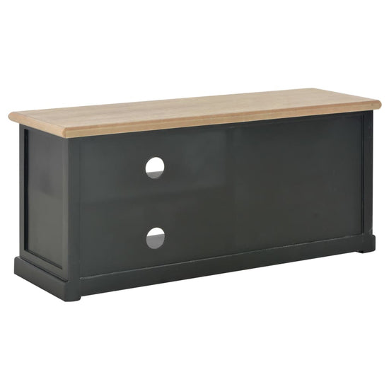 Tv-meubel 90x30x40 cm hout zwart MeubelReus