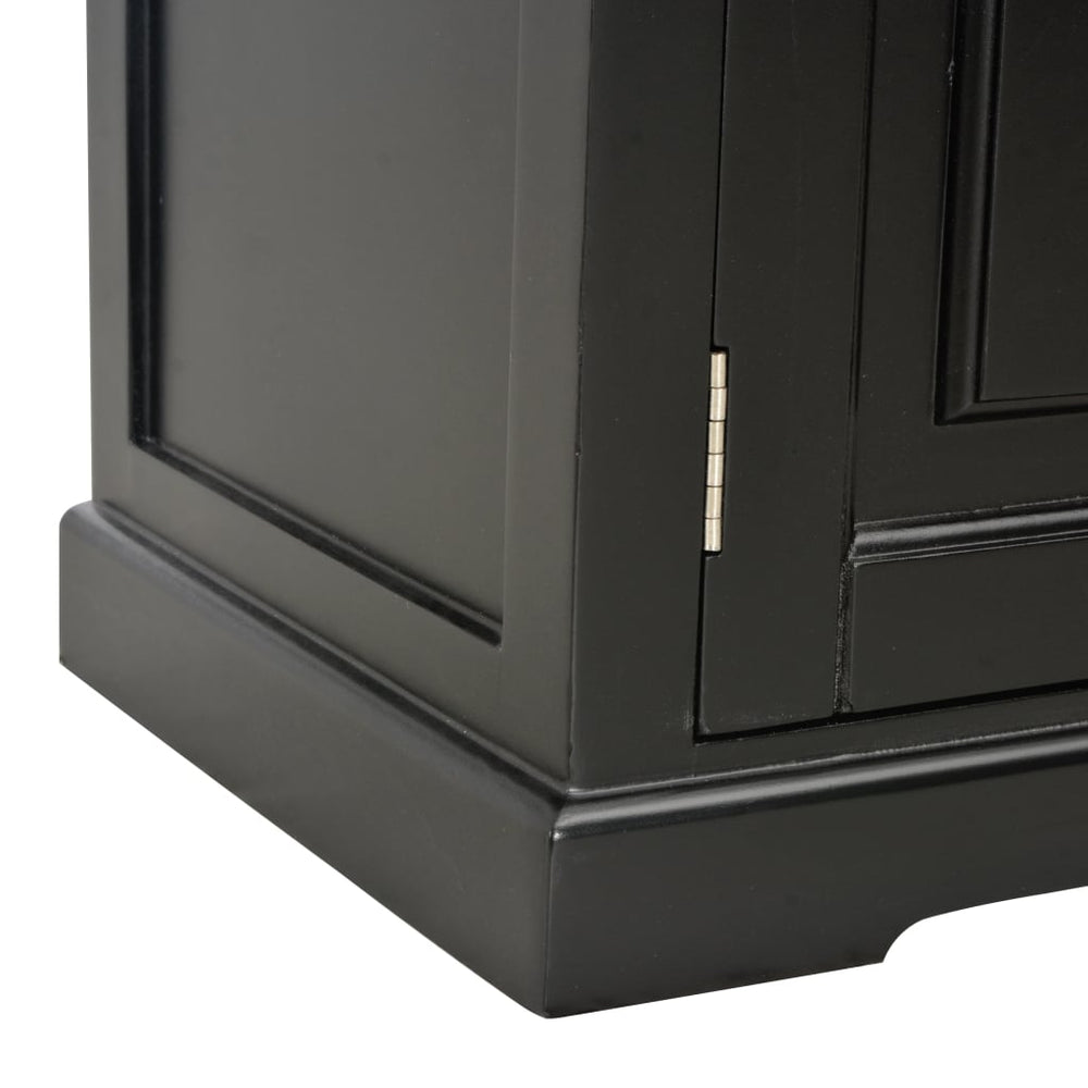 Tv-meubel 90x30x40 cm hout zwart MeubelReus