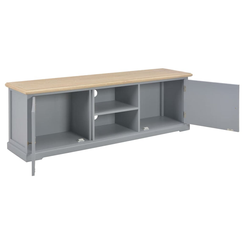 Tv-meubel 120x30x40 cm hout grijs MeubelReus