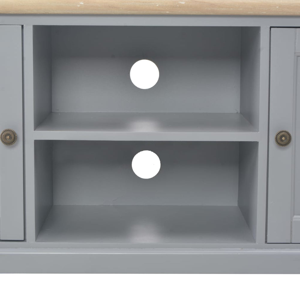 Tv-meubel 120x30x40 cm hout grijs MeubelReus