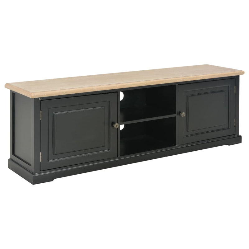 Tv-meubel 120x30x40 cm hout zwart MeubelReus