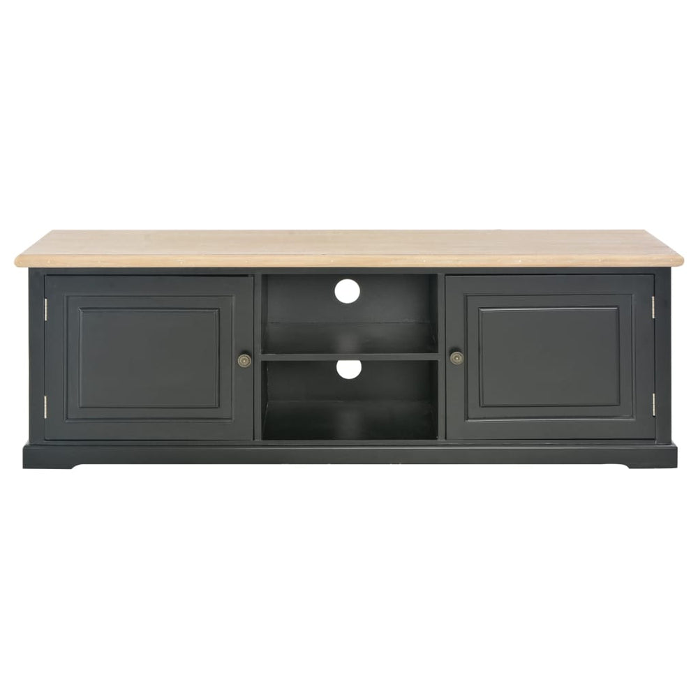 Tv-meubel 120x30x40 cm hout zwart MeubelReus