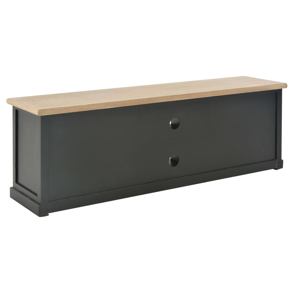 Tv-meubel 120x30x40 cm hout zwart MeubelReus