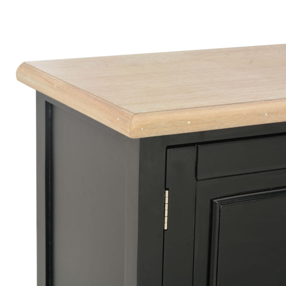 Tv-meubel 120x30x40 cm hout zwart MeubelReus