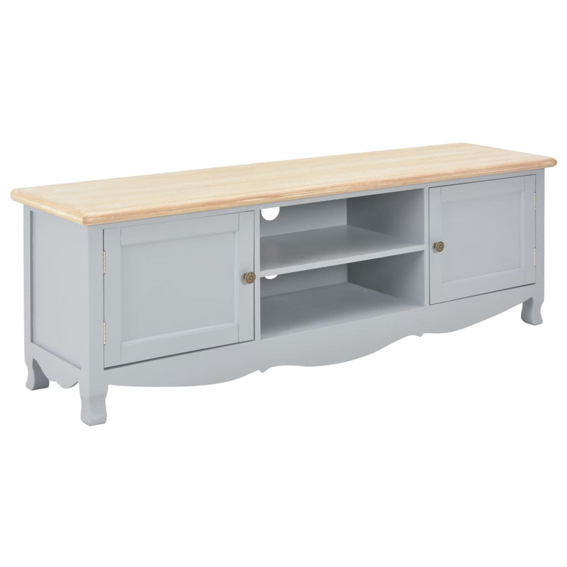 Tv-meubel 120x30x40 cm hout grijs MeubelReus
