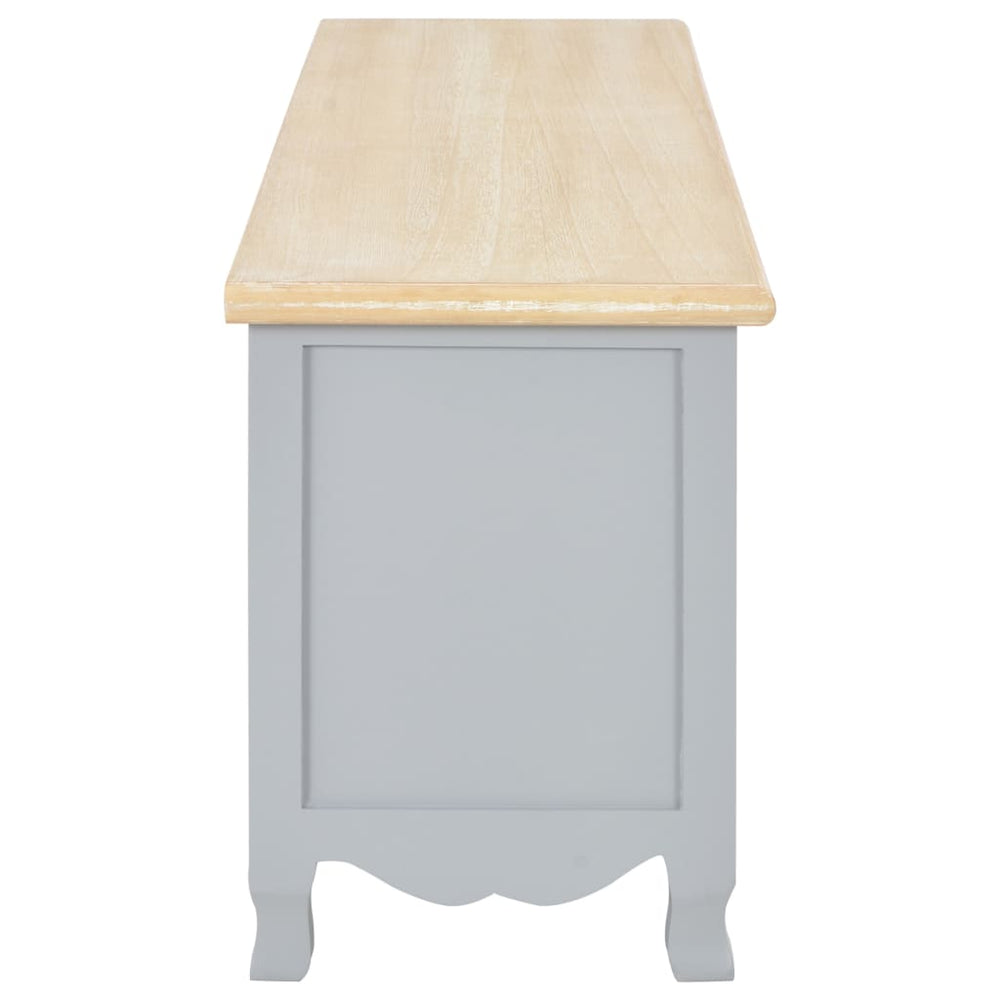 Tv-meubel 120x30x40 cm hout grijs MeubelReus