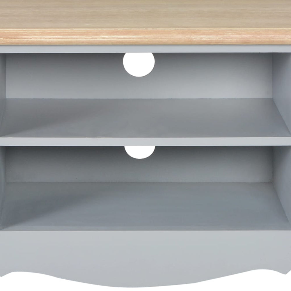 Tv-meubel 120x30x40 cm hout grijs MeubelReus