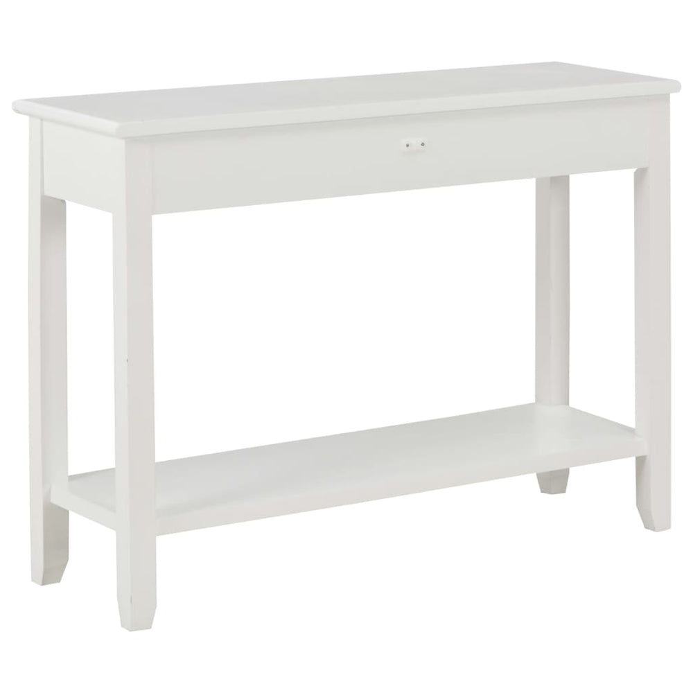 Wandtafel 110x35x80 cm hout wit MeubelReus