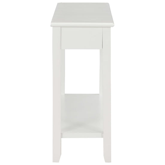 Wandtafel 110x35x80 cm hout wit MeubelReus
