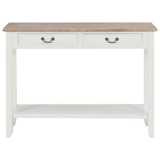 Wandtafel 110x35x80 cm hout wit MeubelReus