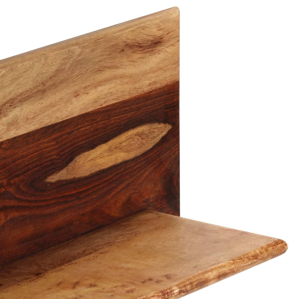 Wandschappen 2 st 58x26x20 cm massief sheeshamhout MeubelReus