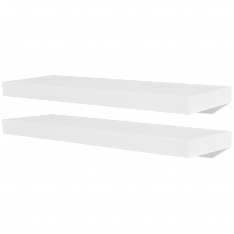 Wandplanken 4 st 60 cm wit MeubelReus