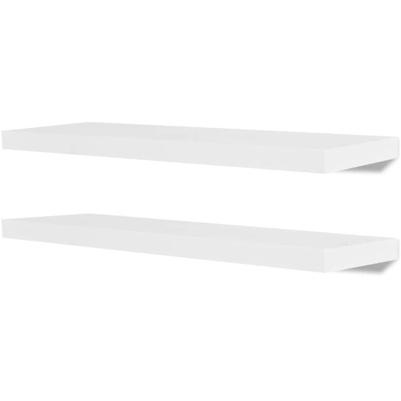 Wandplanken 4 st 80 cm wit MeubelReus