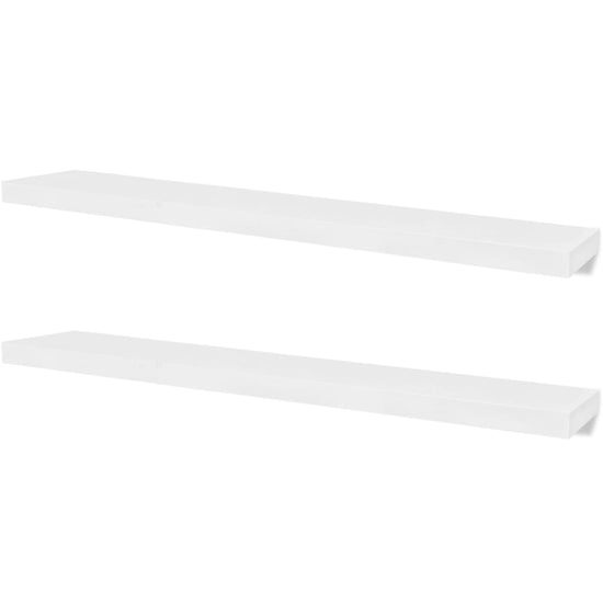 Wandplanken 4 st 120 cm wit MeubelReus