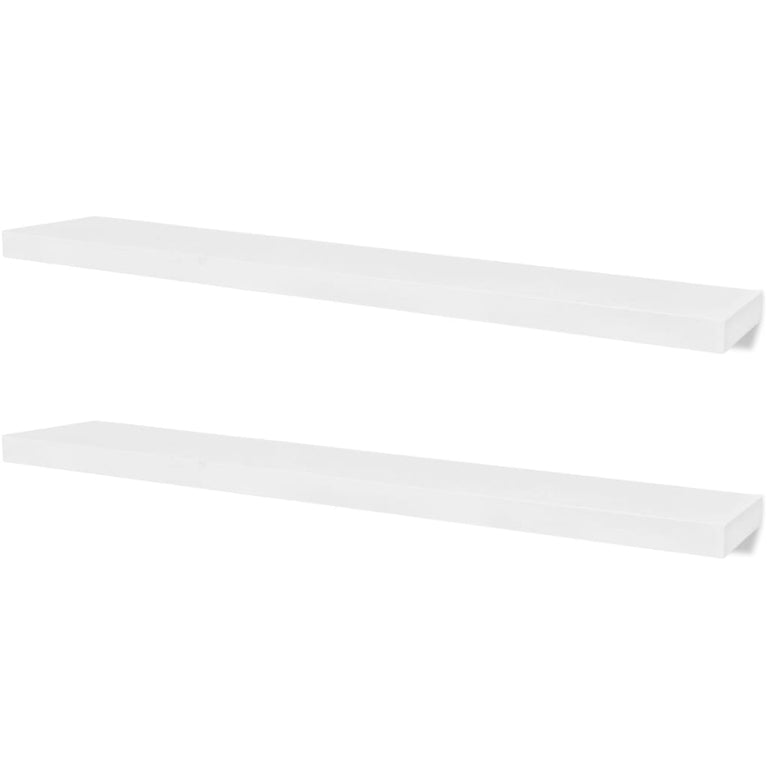 Wandplanken 4 st 120 cm wit MeubelReus