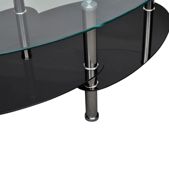 Salontafel met exclusief ontwerp zwart MeubelReus