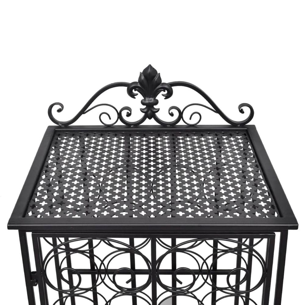 Wijnrek voor 28 flessen metaal MeubelReus