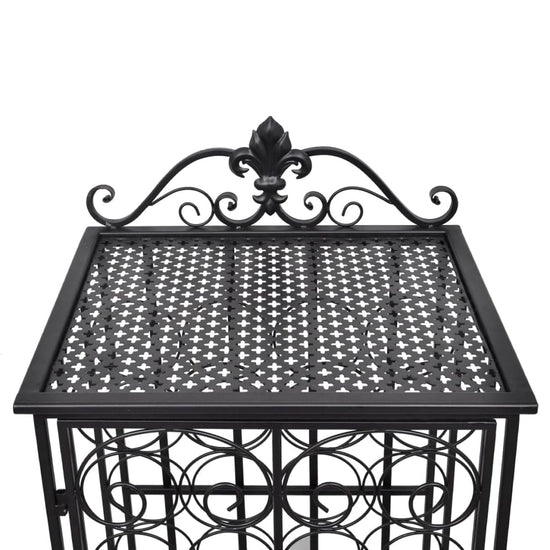 Wijnrek voor 28 flessen metaal MeubelReus