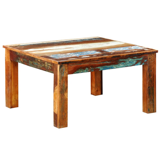 Salontafel vierkant gerecycled hout MeubelReus