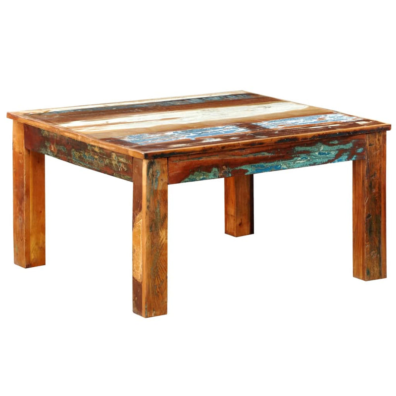 Salontafel vierkant gerecycled hout MeubelReus