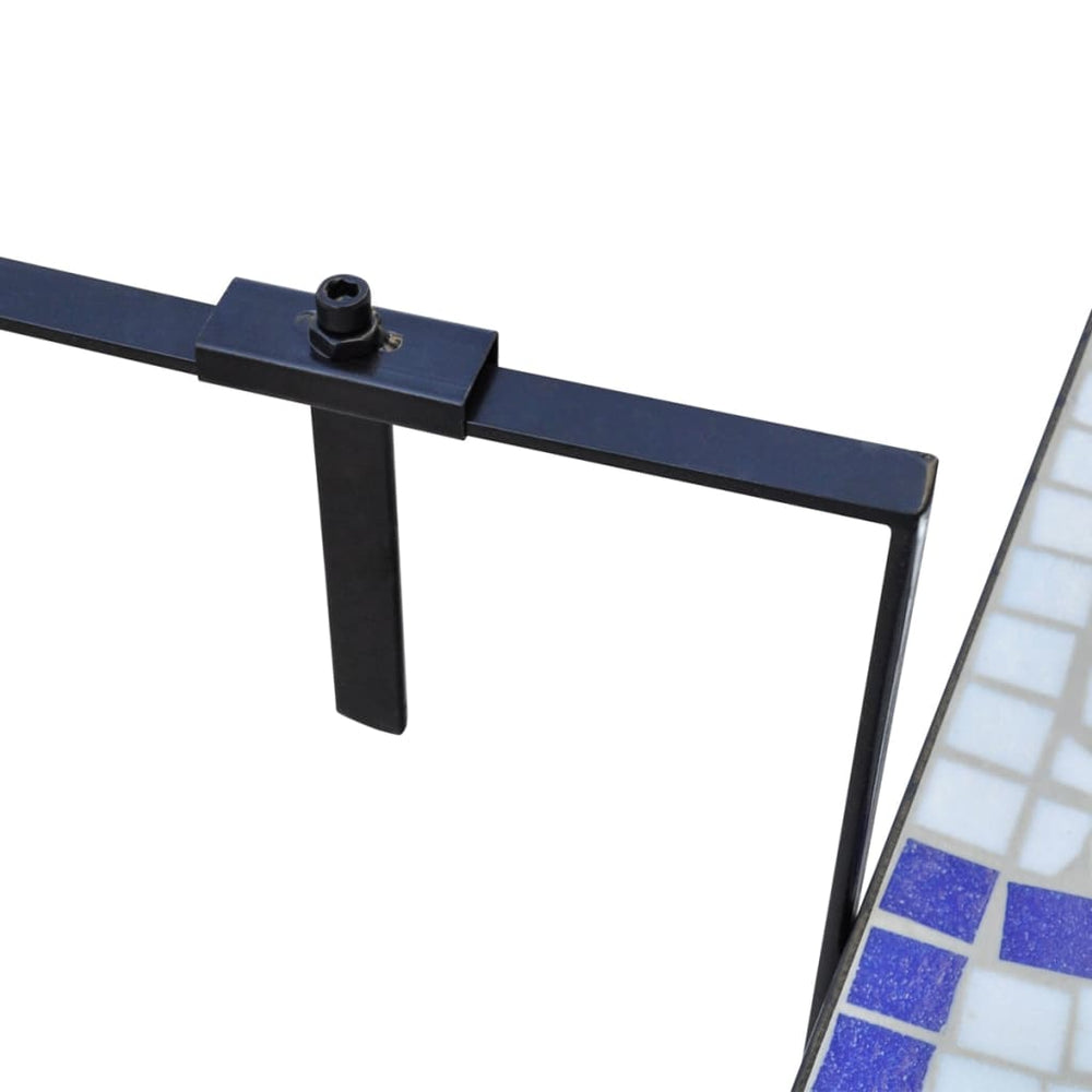 Balkontafel hangend mozaïek blauw en wit MeubelReus