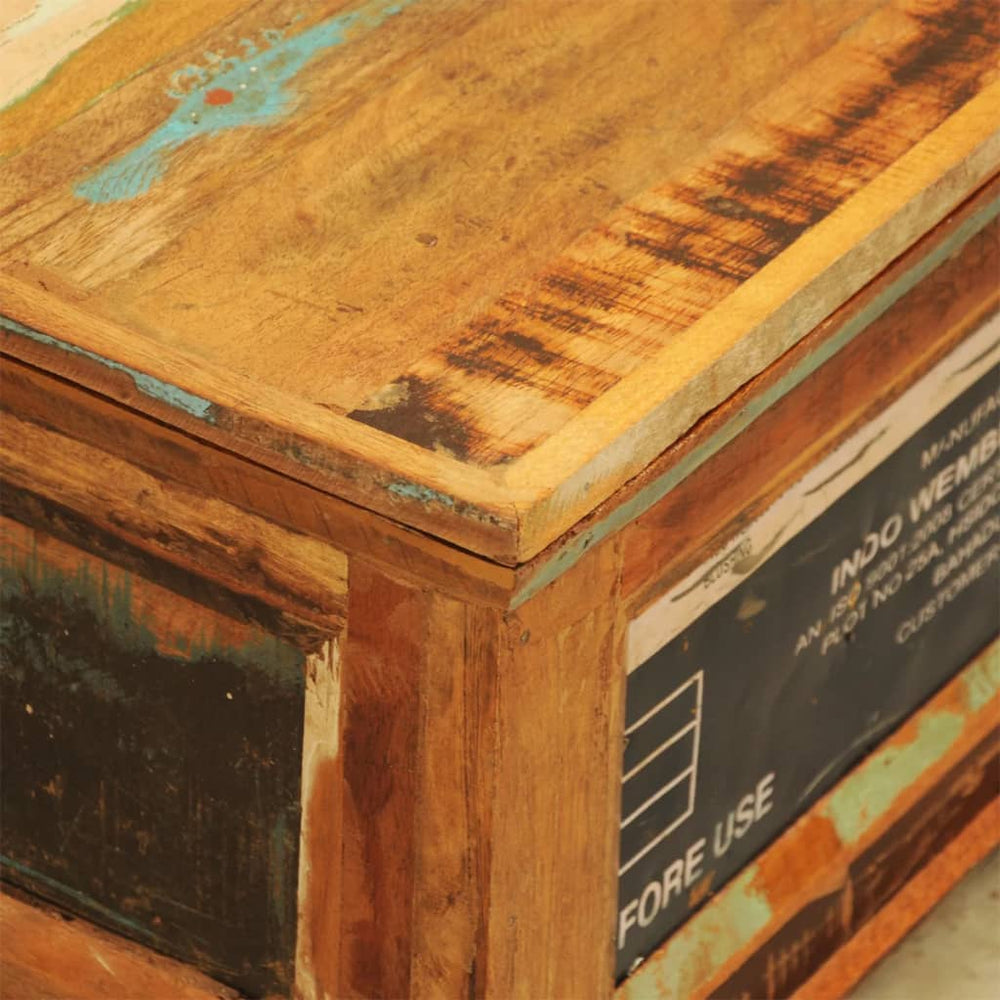 Salontafel met opslagruimte vintage stijl gerecycled hout MeubelReus