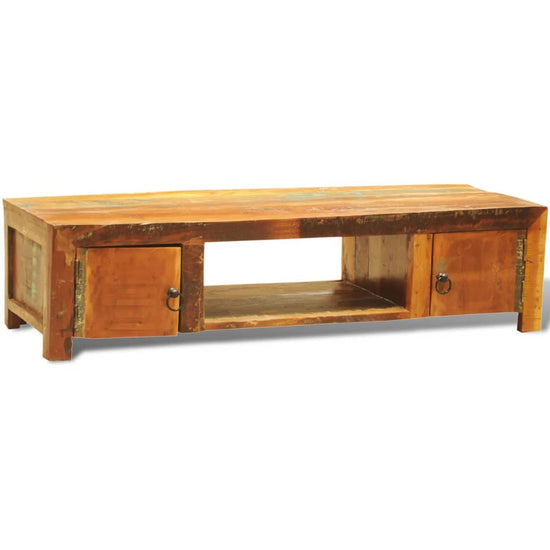 Tv-meubel met 2 deuren vintage stijl gerecycled hout MeubelReus
