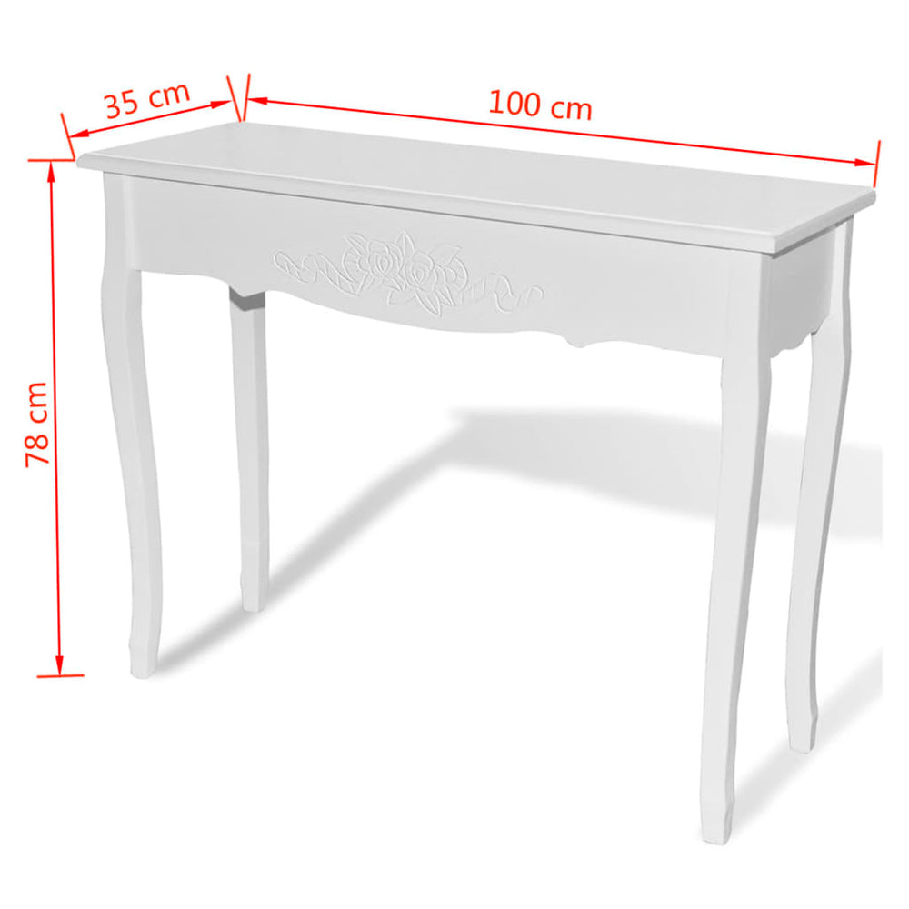 Bijzettafel wit MeubelReus