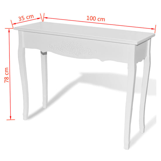 Bijzettafel wit MeubelReus