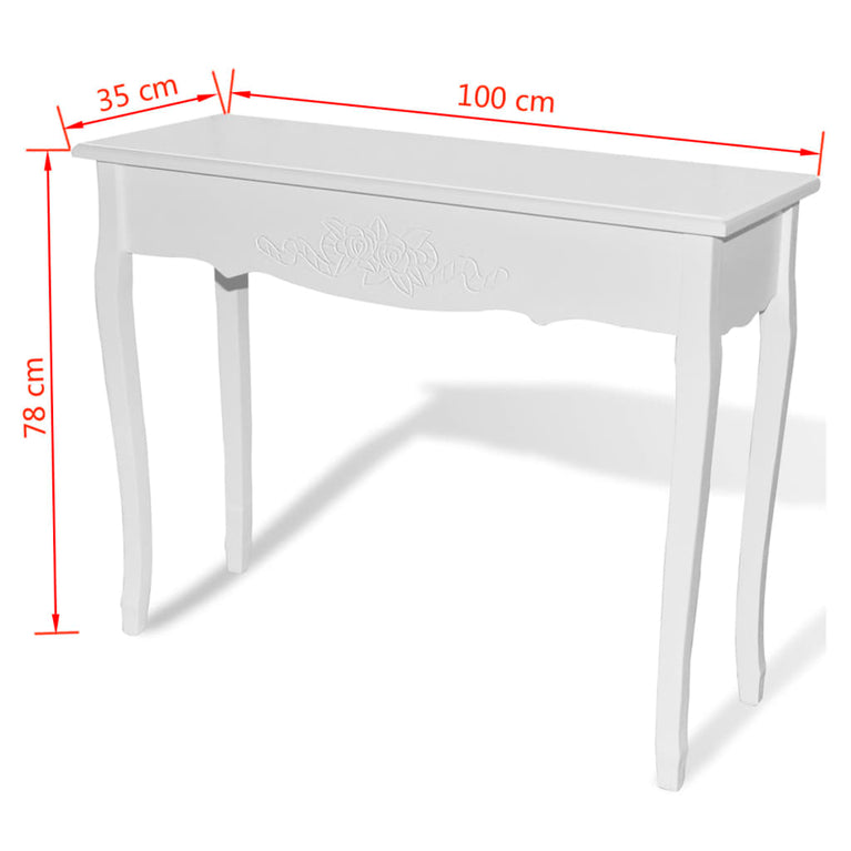 Bijzettafel wit MeubelReus