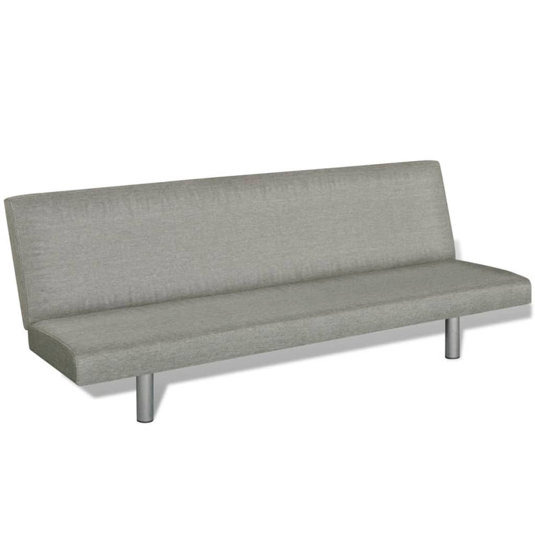 Slaapbank polyester grijs MeubelReus