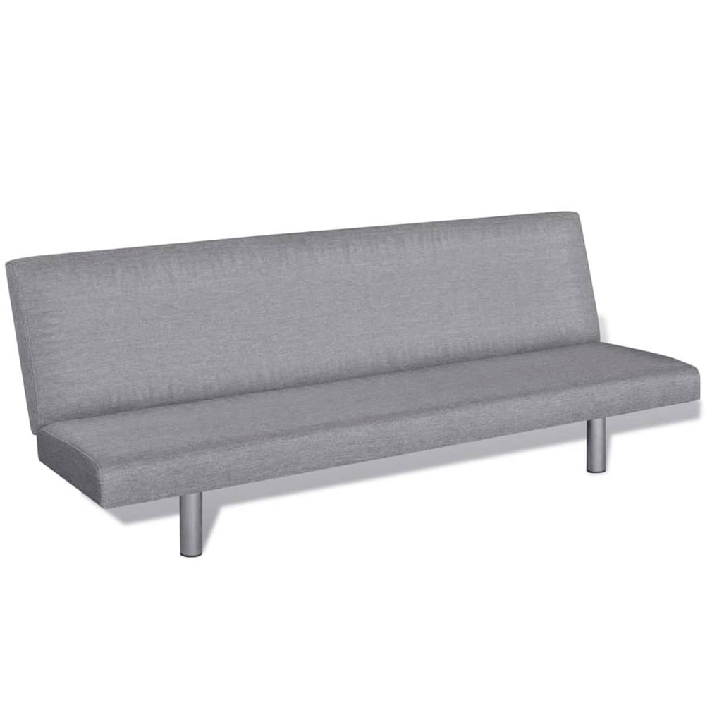 Slaapbank polyester lichtgrijs MeubelReus