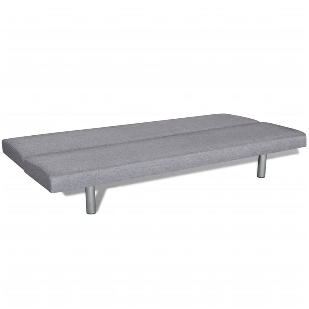 Slaapbank polyester lichtgrijs MeubelReus