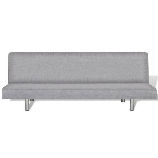 Slaapbank polyester lichtgrijs MeubelReus