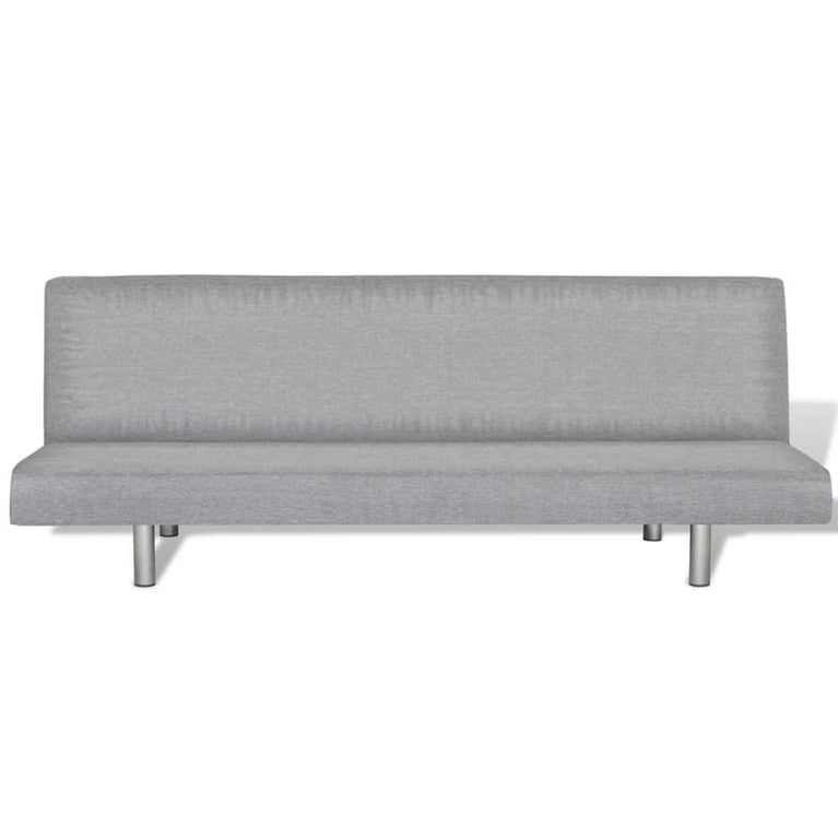 Slaapbank polyester lichtgrijs MeubelReus