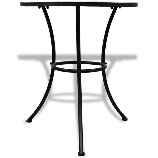 Bistrotafel 60 cm mozaïek blauw en wit MeubelReus