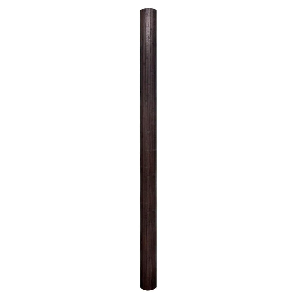Kamerscherm donkerbruin bamboe 250x165 cm MeubelReus