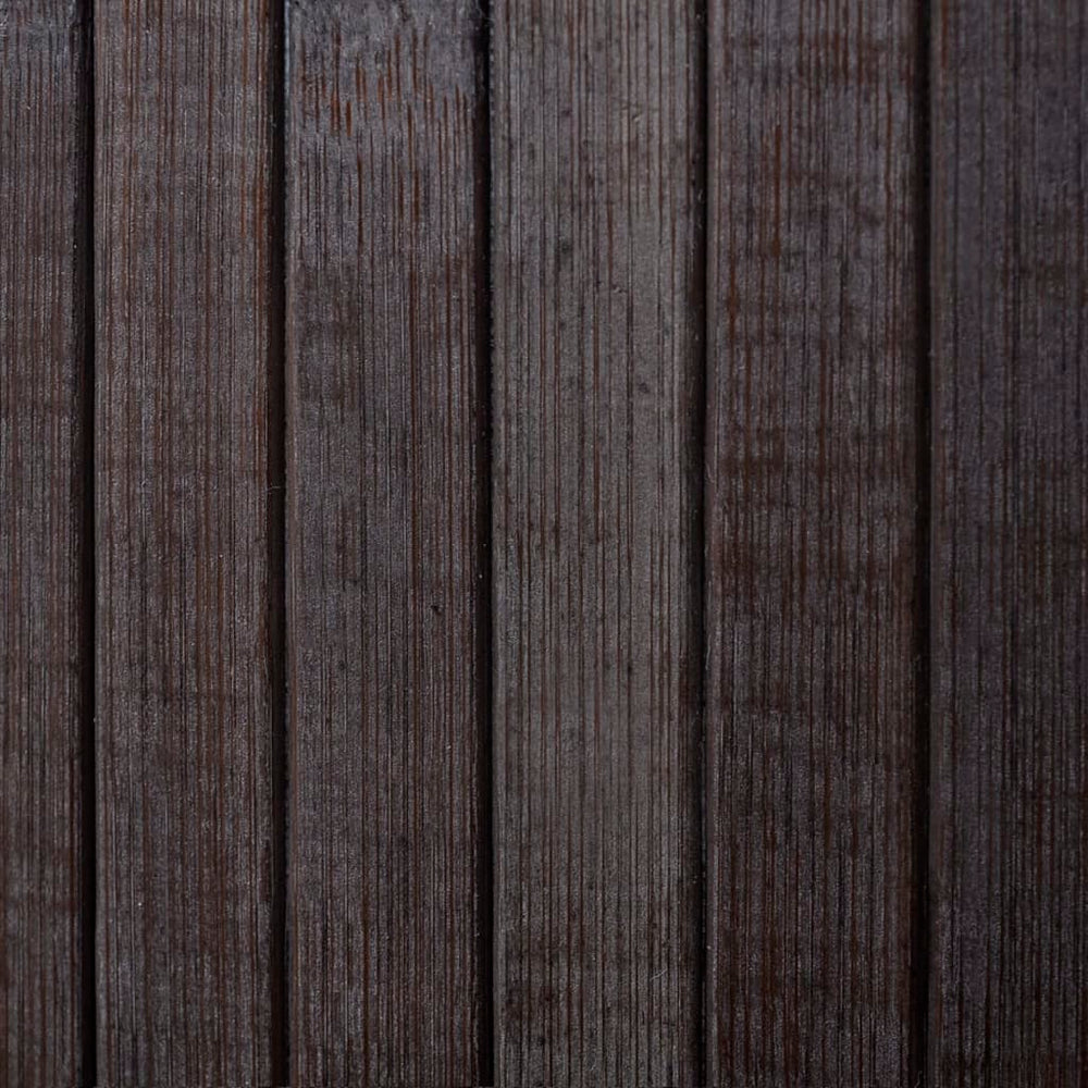 Kamerscherm donkerbruin bamboe 250x165 cm MeubelReus