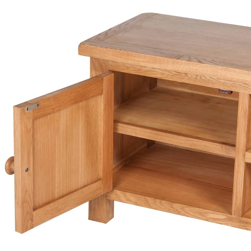 Tv-meubel 103x36x46 cm massief eikenhout MeubelReus