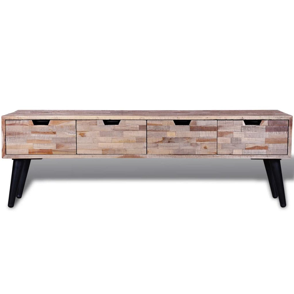 Tv-meubel met vier lades gerecycled teak MeubelReus