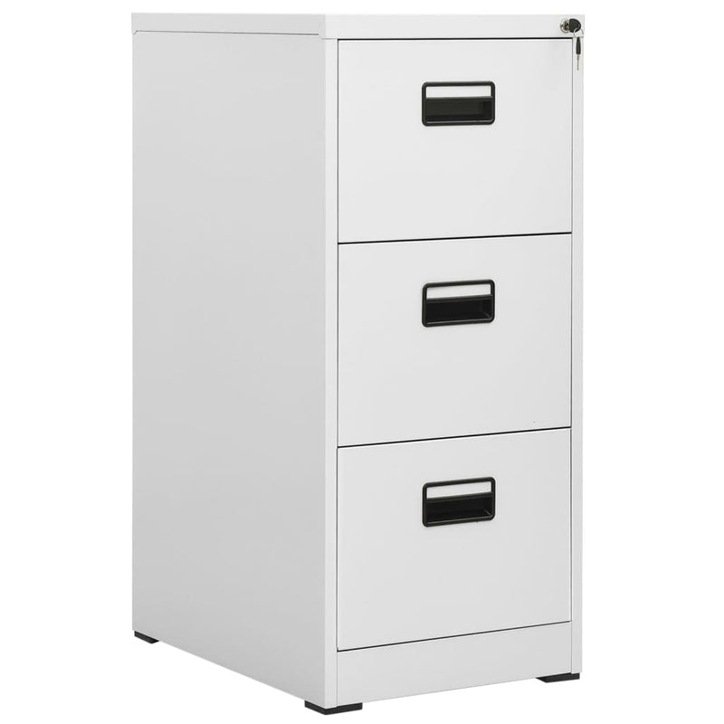 Archiefkast 46x62x102,5 cm staal lichtgrijs MeubelReus