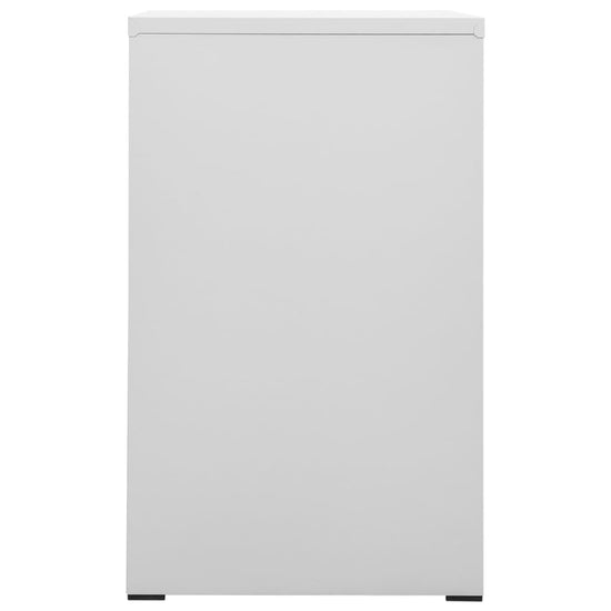 Archiefkast 46x62x102,5 cm staal lichtgrijs MeubelReus