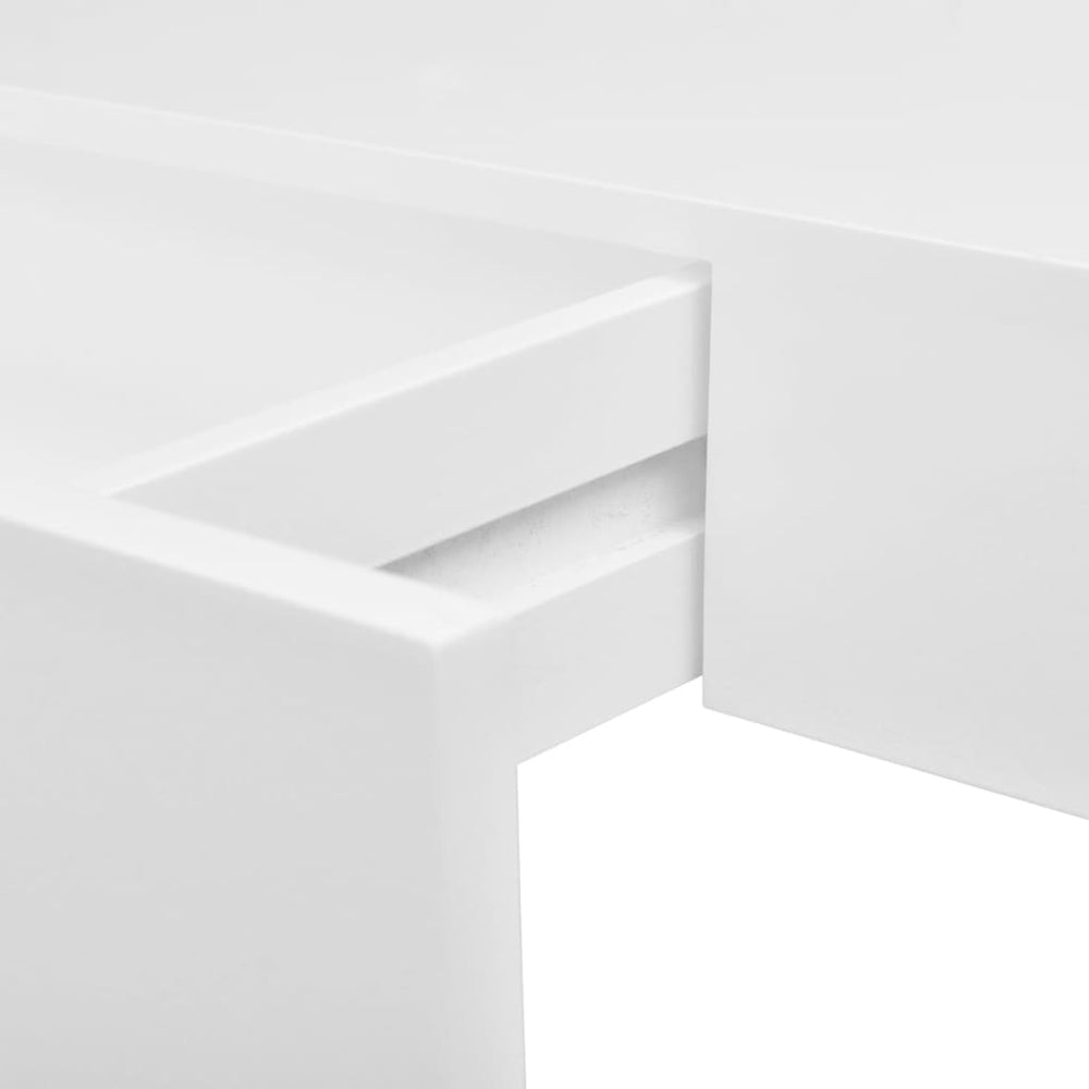 Wandschap met lade zwevend MDF wit MeubelReus