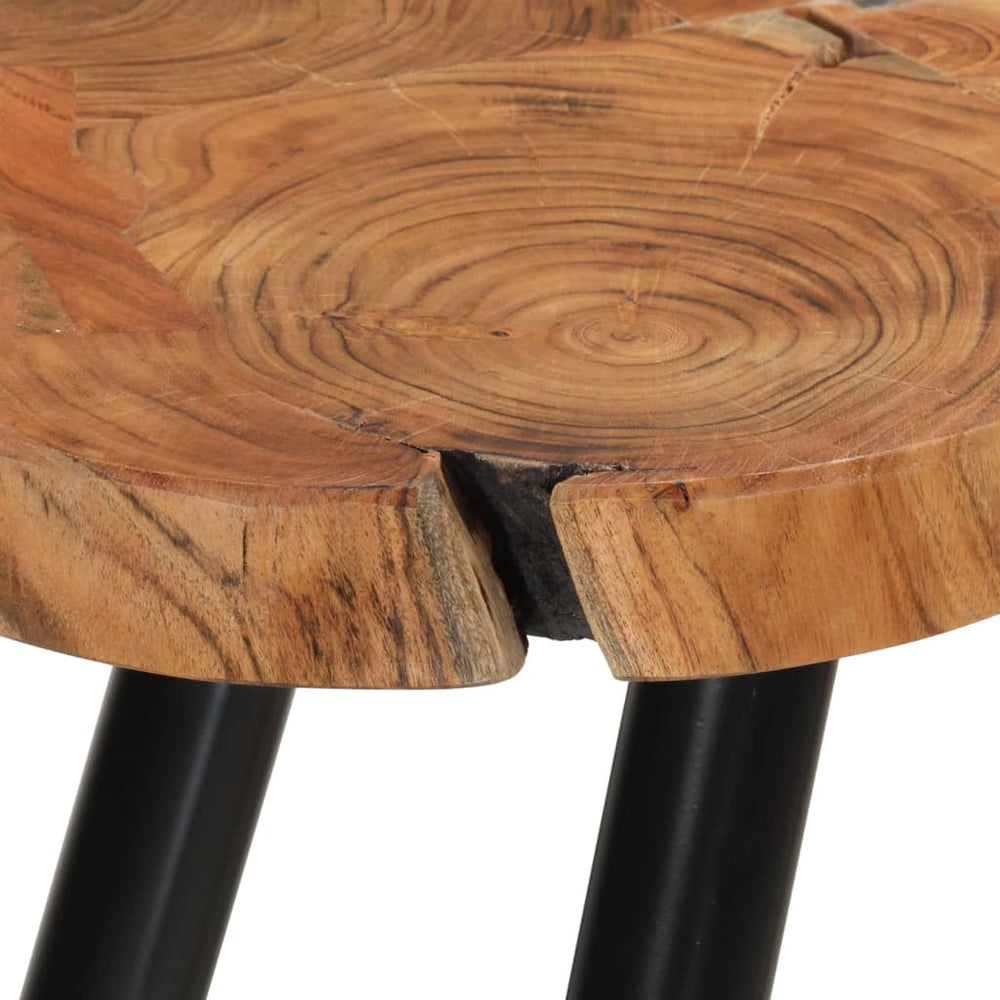 Salontafel met 6 boomstammen 35 cm massief sheeshamhout MeubelReus