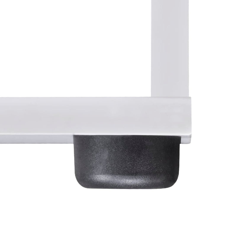 Boekenkast/presentatiemeubel trapvormig 142 cm wit